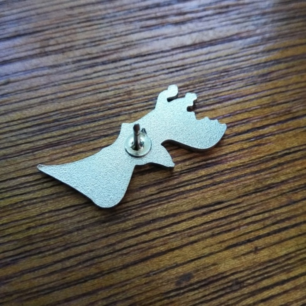 CLOSEOUT SALE! Bat Woman Enamel Pin Goth - Picture 4 of 4
